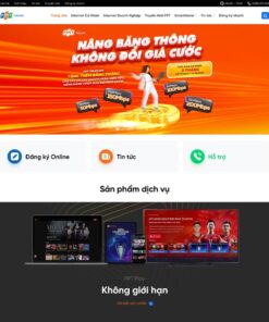 Giao Diện Website Dịch Vụ Fpt