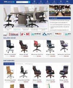 Giao Diện Website Bán Ghế Văn Phòng
