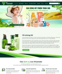 Giao Diện Website Gia Công Mỹ Phẩm 02