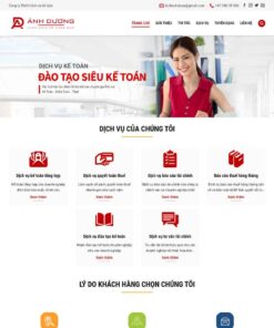 Giao Diện Website Giới Thiệu Công Ty Dịch Vụ Kế Toán