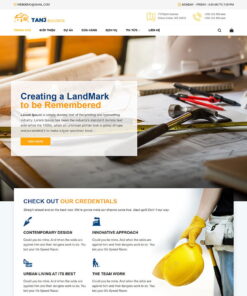 Giao Diện Website Giới Thiệu Công Ty Xây Dựng 02