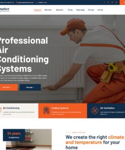 Giao Diện Website Công Ty Dịch Vụ Điện Nước