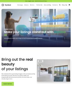 Giao Diện Website Công Ty Giải Pháp Không Gian Ảo