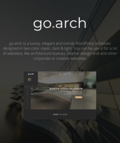go.arch – Architecture and Interior WordPress Theme