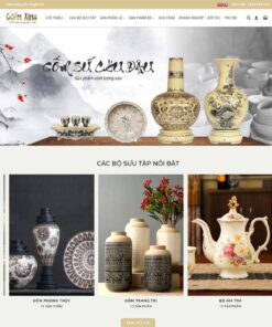 Giao Diện Website Bán Gốm Sứ 02