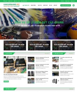 Giao Diện Website Dịch Vụ Hàn Cáp Quang