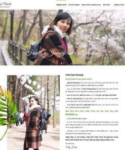 Giao Diện Website Khóa Học Sức Khỏe