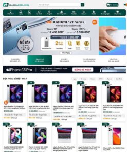 Giao Diện Website Hoàng Hà Mobile