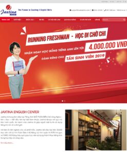 Giao Diện Website Trung Tâm Học Tiếng Anh