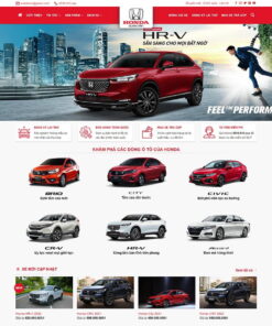 Giao Diện Website Bán Ô Tô Honda 02