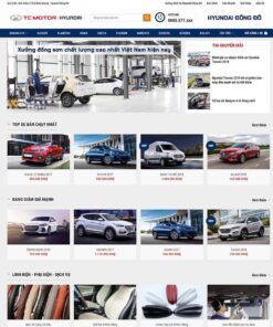 Giao Diện Website Bán Xe Hyundai 02