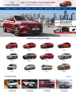 Giao Diện Website Bán Xe Hyundai 03
