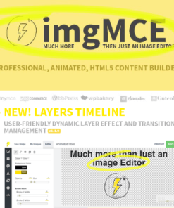 imgMCE – Professional, Animated Image Editor & HTML5 content builder