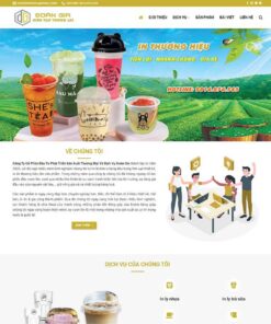 Giao Diện Website In Nhựa