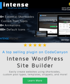 Intense Shortcodes and Site Builder for WordPress