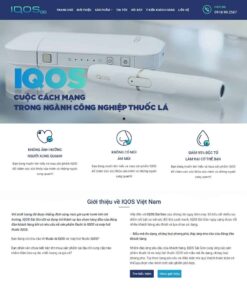 Giao Diện Website Thuốc Lá Điện Tử