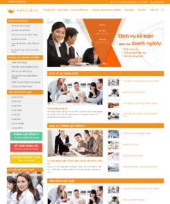 Giao Diện Website Công Ty Dịch Vụ Kế Toán 02