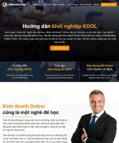 Giao Diện Website Khóa Học Kinh Doanh Online
