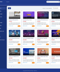 Giao Diện Website Bán Plugin, Theme