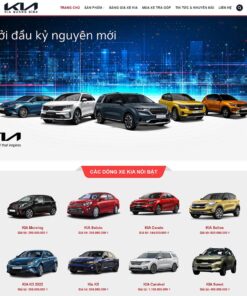 Giao Diện Website Bán Ô Tô Kia