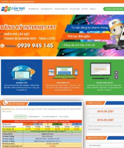 Giao Diện Website Dịch Vụ Lắp Mạng Internet