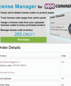License Manager for Woocommerce