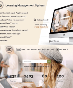LMS | Learning Management System, Education WordPress Theme
