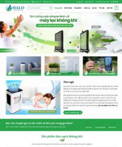 Giao Diện Website Bán Máy Lọc Khí 03