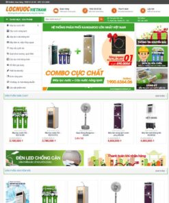 Giao Diện Website Bán Máy Lọc Nước