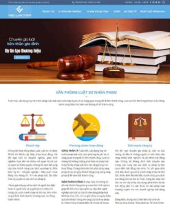 Giao Diện Website Công Ty Luật 03