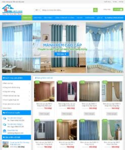 Giao Diện Website Cửa Hàng Bán Mành Rèm