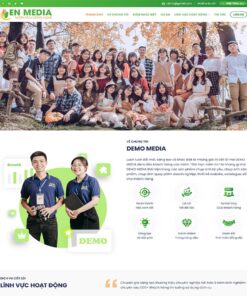 Giao Diện Website Công Ty Marketing, Media