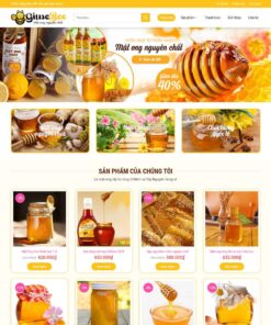 Giao Diện Website Bán Mật Ong 01