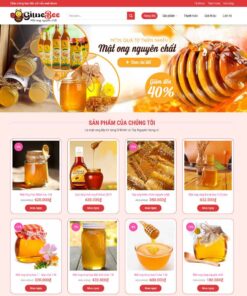 Giao Diện Website Bán Mật Ong 02