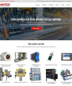 Giao Diện Website Nhà Cung Cấp Thiết Bị Cơ Khí