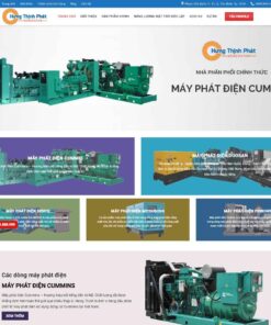 Giao Diện Website Công Ty Cung Cấp Máy Phát Điện