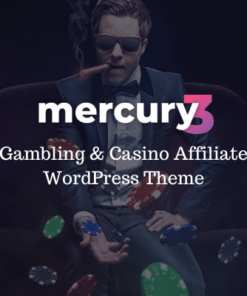 Mercury – Gambling & Casino Affiliate WordPress Theme. News & Reviews