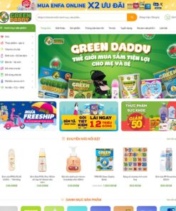 Giao Diện Website Bán Sản Phẩm Mẹ Và Bé 03