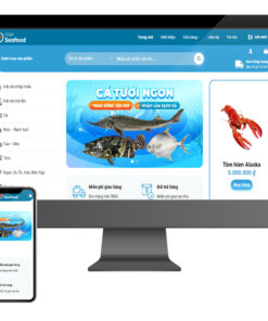 Giao diện Website Hải Sản