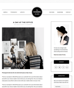 StudioPress Modern Studio Pro Genesis WordPress Theme