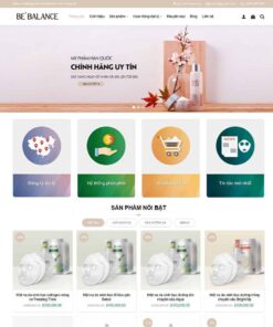 Giao Diện Website Shop Mỹ Phẩm 01