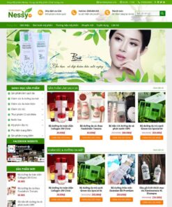 Giao Diện Website Shop Mỹ Phẩm 02