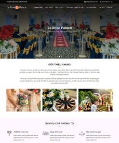 Giao Diện Website Nhà Hàng Tiệc Cưới