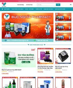 Giao Diện Website Nhà Thuốc