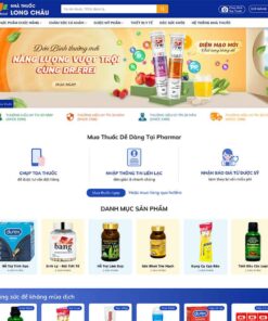 Giao Diện Website Nhà Thuốc 02
