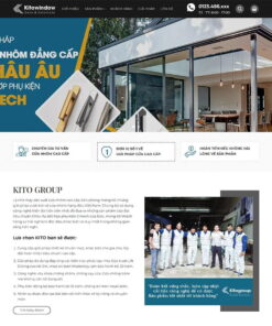 Giao Diện Website Công Ty Nhôm Kính 04