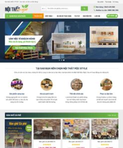 Giao Diện Website Bán Hàng Bàn Ghế, Nội Thất