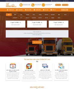 Giao Diện Website Dịch Vụ Order Hàng, Bán Hàng