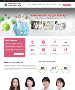 Giao Diện Website Phòng Khám Đa Khoa 02