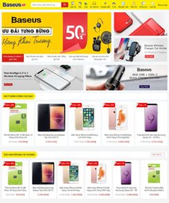 Giao Diện Website Phụ Kiện Điện Thoại